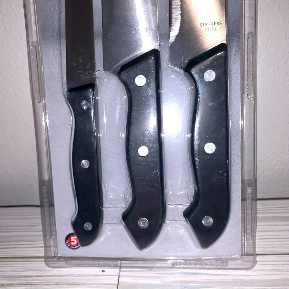 True living 3Pc. Chef Knife Set